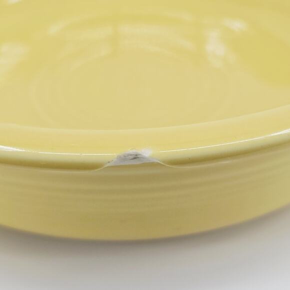 3 HLC Fiesta Yellow Medium Bistro Bowls Ceramic Homer Laughlin Kitchenware 6-7/8 - Picture 7 of 9